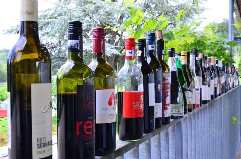 PIWI AT Wine Award 2020 bottles